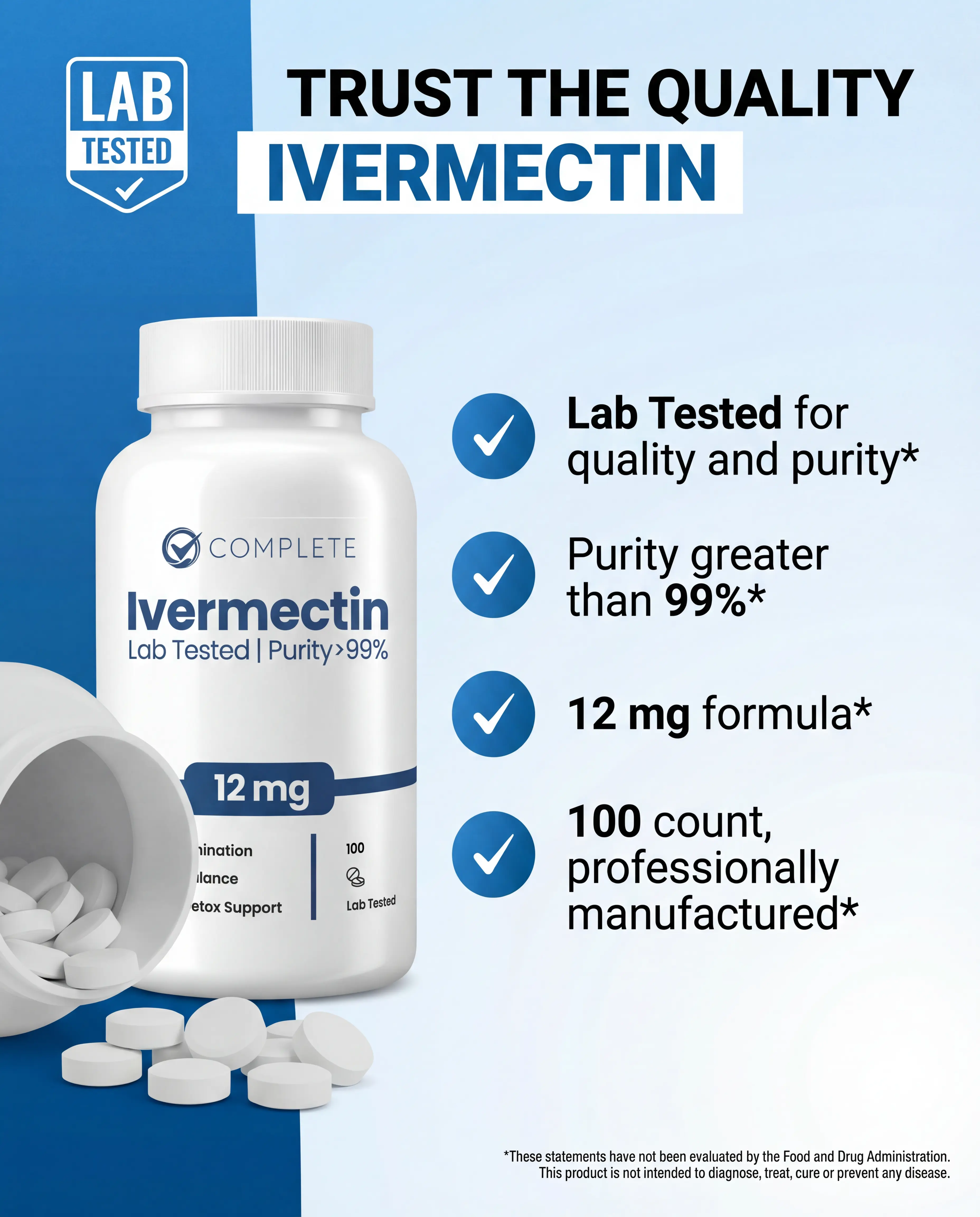 Complete Supplements packaging